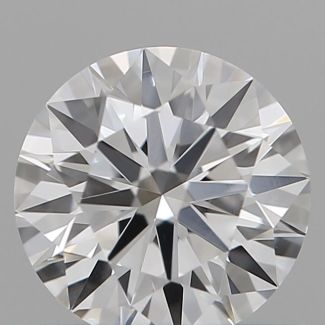 0.41 Carat Round D VS2 EX GIA Natural Diamond