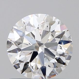 0.95 Carat Round D VVS2 EX VG GIA Natural Diamond