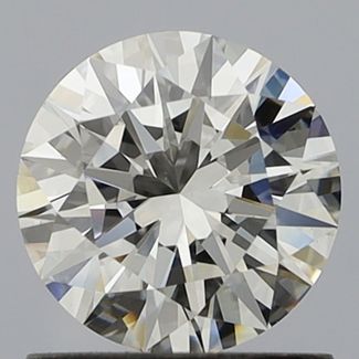 0.9 Carat Round F VVS2 EX GIA Natural Diamond