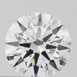 0.44 Carat Round D VVS1 EX GIA Natural Diamond