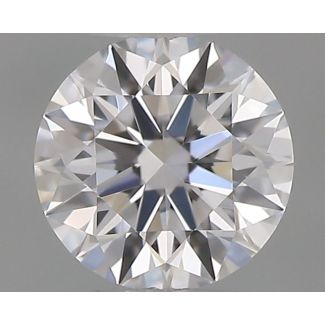 0.23 Carat Round D VVS1 EX GIA Natural Diamond