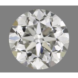 1.00 Carat Round H VS2 GD EX IGI Natural Diamond