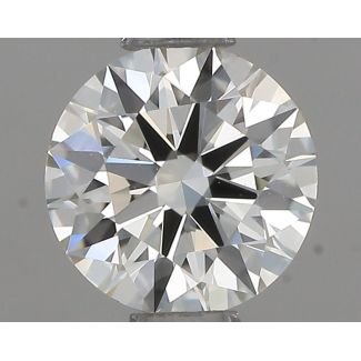 0.5 Carat Round H VS1 EX IGI Natural Diamond