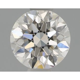 0.5 Carat Round H VS1 EX GIA Natural Diamond