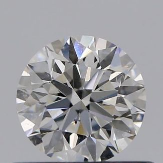 0.45 Carat Round F VS1 EX GIA Natural Diamond