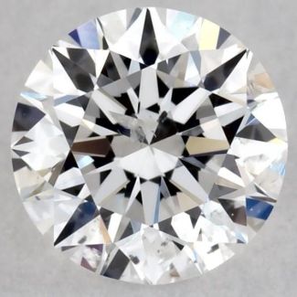 0.32 Carat Round D SI2 EX GIA Natural Diamond