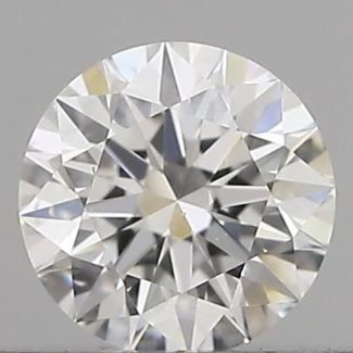 0.30 Carat Round F VS2 EX GIA Natural Diamond