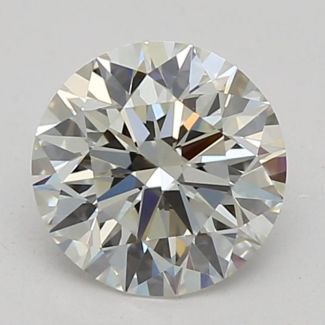 0.60 Carat Round H VVS2 EX GIA Natural Diamond