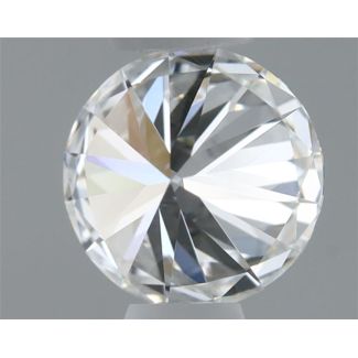 0.41 Carat Round F VVS2 EX GIA Natural Diamond