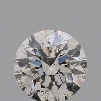 0.30 Carat Round I SI2 EX GIA Natural Diamond