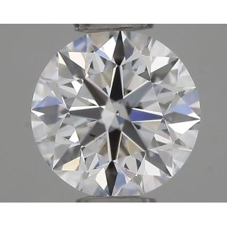 0.45 Carat Round F VS2 EX GIA Natural Diamond