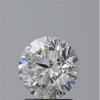 1.5 Carat Round H SI1 VG GIA Natural Diamond