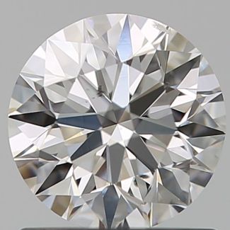 0.80 Carat Round F SI1 EX GIA Natural Diamond