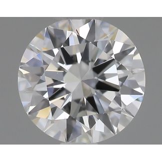 0.48 Carat Round E VVS1 EX VG GIA Natural Diamond