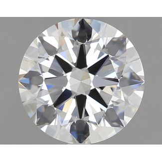 1.5 Carat Round H VVS2 EX GIA Natural Diamond