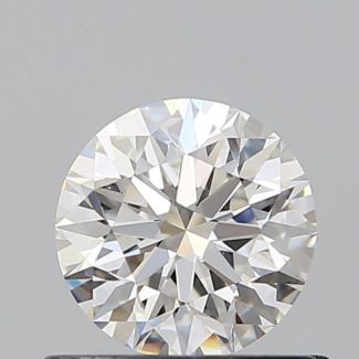 0.6 Carat Round F VS2 EX GIA Natural Diamond