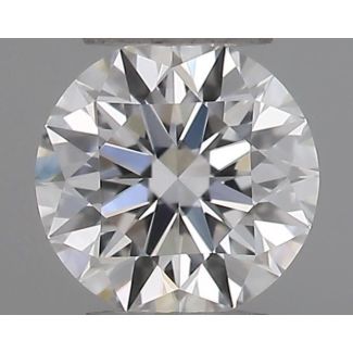 0.22 Carat Round E VVS1 EX GIA Natural Diamond