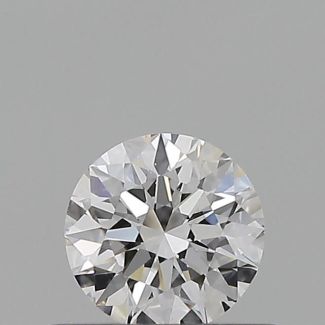 0.38 Carat Round D VS2 EX GIA Natural Diamond