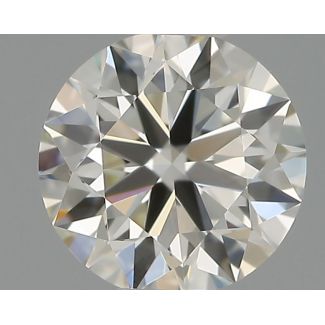 0.35 Carat Round H VS1 EX IGI Natural Diamond