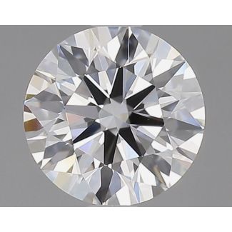 0.52 Carat Round D VVS1 EX GIA Natural Diamond