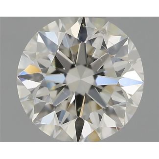 0.50 Carat Round H SI2 EX IGI Natural Diamond