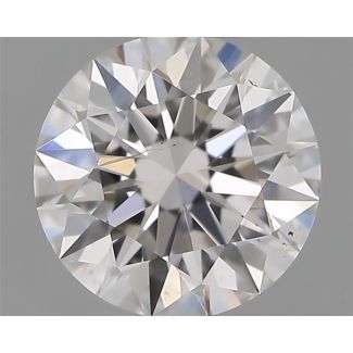 0.40 Carat Round D SI2 EX GIA Natural Diamond