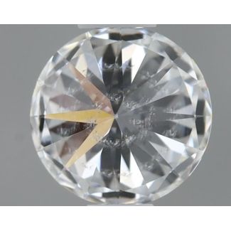 0.35 Carat Round F SI2 EX GIA Natural Diamond