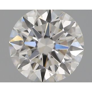 0.4 Carat Round H VS1 EX IGI Natural Diamond