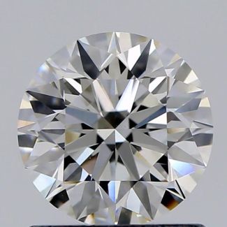 0.86 Carat Round H VS1 EX GIA Natural Diamond