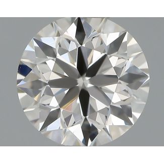 0.57 Carat Round H VS1 EX IGI Natural Diamond