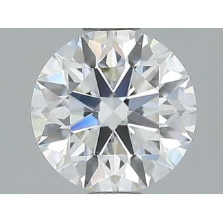 0.82 Carat Round H VS1 EX GIA Natural Diamond