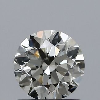 0.80 Carat Round K VS1 EX VG GIA Natural Diamond