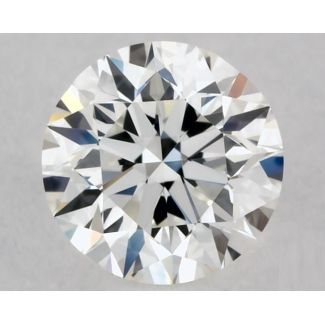 0.4 Carat Round H VVS1 EX VG GIA Natural Diamond