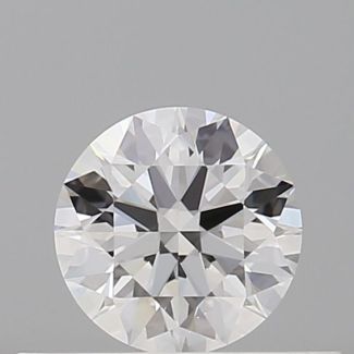 0.36 Carat Round D VVS1 EX GIA Natural Diamond