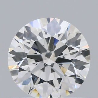 0.62 Carat Round E SI1 EX GIA Natural Diamond