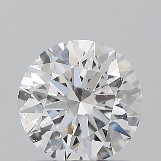 0.8 Carat Round D SI2 EX GIA Natural Diamond