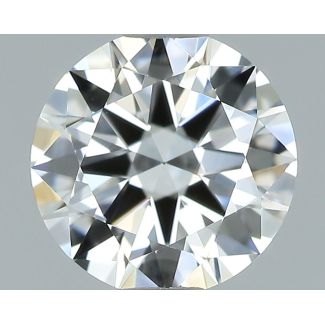 0.7 Carat Round F VVS2 VG EX GIA Natural Diamond