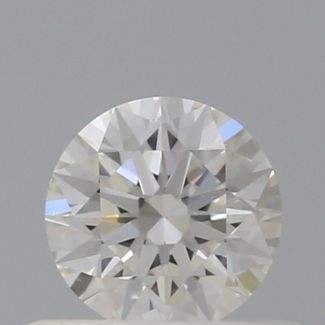 0.42 Carat Round H IF EX GIA Natural Diamond