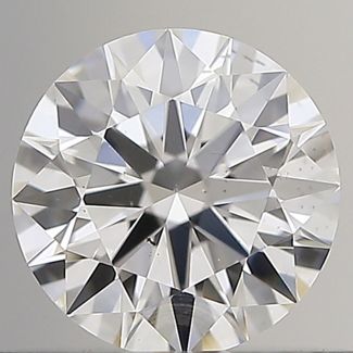 0.54 Carat Round E VS2 EX GIA Natural Diamond