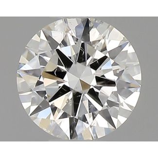 0.61 Carat Round I SI2 EX GIA Natural Diamond