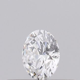 0.24 Carat Round D VVS2 EX VG GIA Natural Diamond