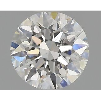 0.7 Carat Round G SI2 EX GIA Natural Diamond