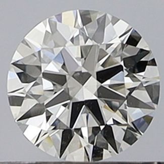 0.46 Carat Round F VS2 EX GIA Natural Diamond