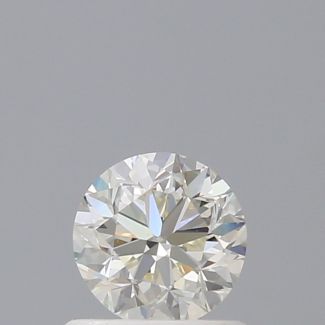 0.70 Carat Round K VVS1 GD EX GIA Natural Diamond