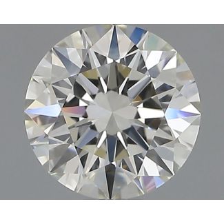 0.8 Carat Round H VVS1 EX GIA Natural Diamond