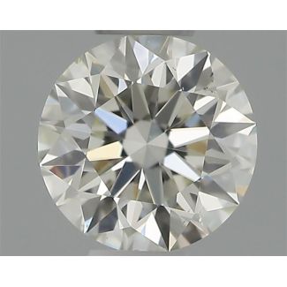 0.30 Carat Round H VS2 EX IGI Natural Diamond