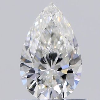 0.51 Carat Pear F VVS2 - EX VG GIA Natural Diamond