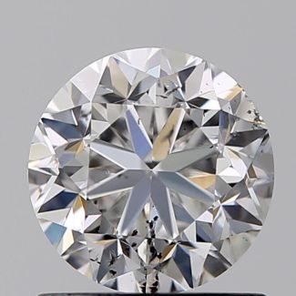 1.01 Carat Round E SI2 F EX VG GIA Natural Diamond