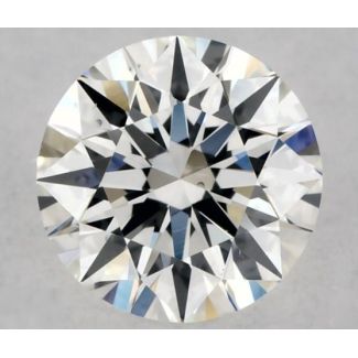 0.4 Carat Round H VS1 EX GIA Natural Diamond