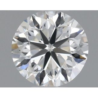 0.4 Carat Round G VVS1 VG EX GIA Natural Diamond